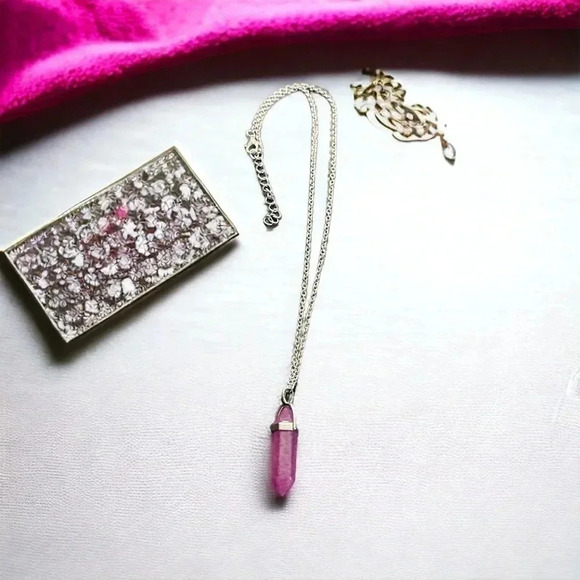 Crystal Pendant Necklace - Picture 3 of 8